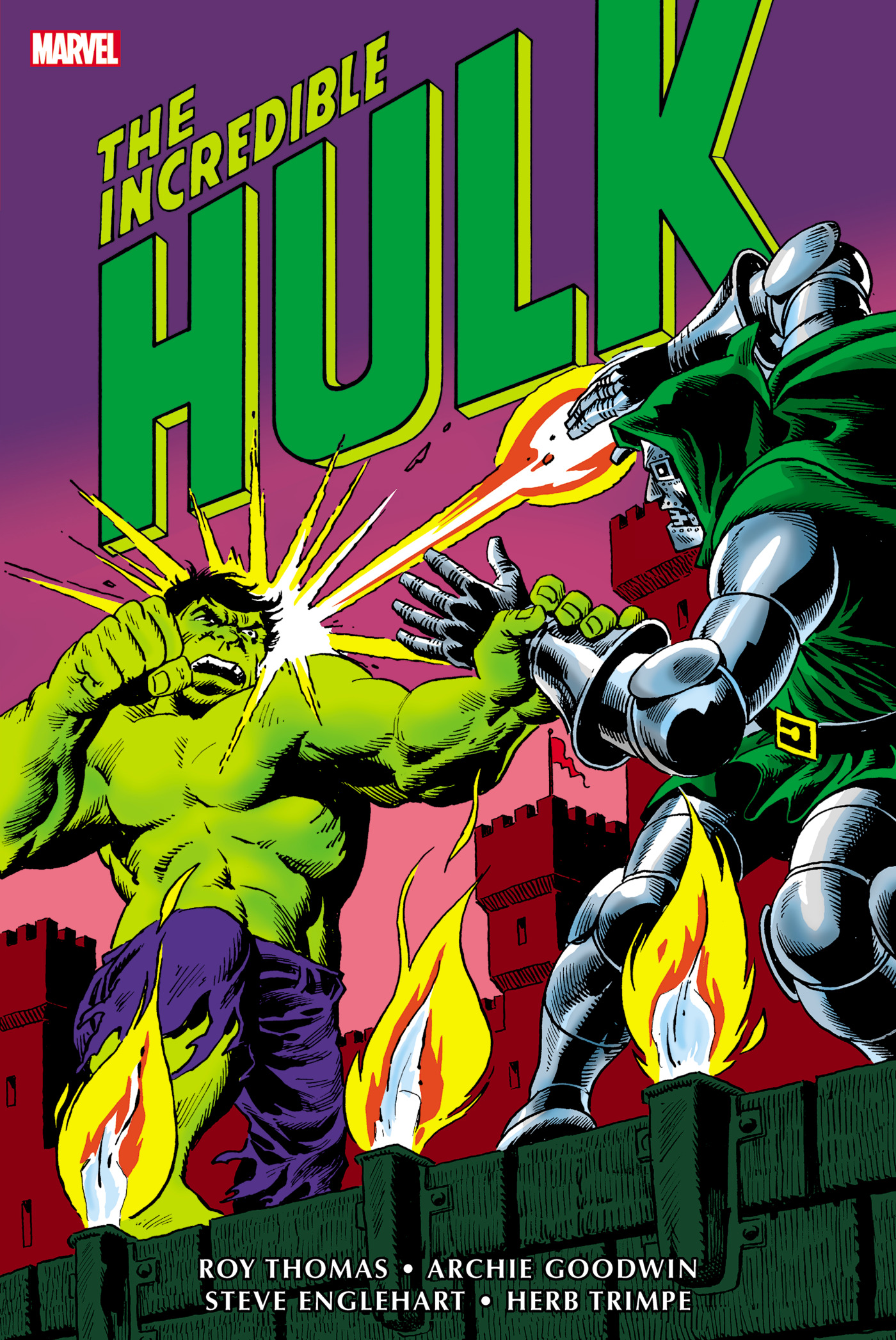 INCREDIBLE HULK OMNIBUS (HC) #3 Herb Trimpe Hulk vs Dr Doom cover (#135-170) INCREDIBLE HULK OMNIBUS (HC) #3 Herb Trimpe Hulk vs Dr Doom cover (#135-170)