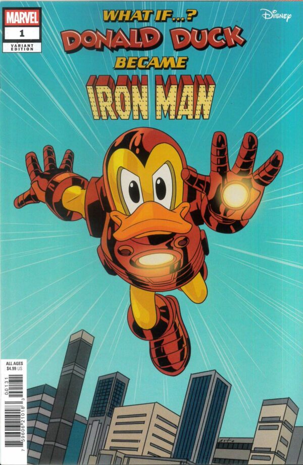 WHAT IF: DONALD DUCK BECAME IRON MAN #1: Phil Noto cover C