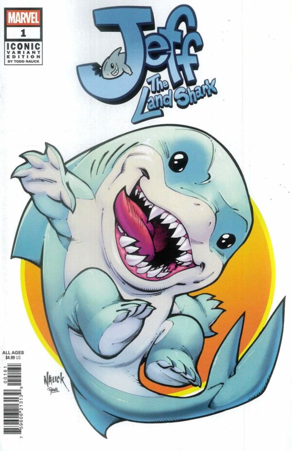 JEFF THE LAND SHARK #1: Todd Nauck Iconic cover F