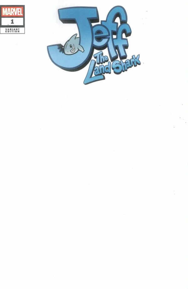 JEFF THE LAND SHARK #1: Blank Sketch cover B
