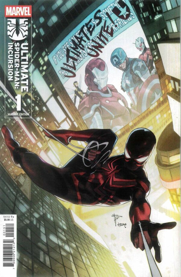 ULTIMATE SPIDER-MAN INCURSION #1: Francesco Mobili cover E