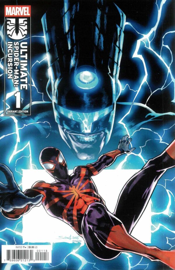 ULTIMATE SPIDER-MAN INCURSION #1: Jonas Scharf RI cover R