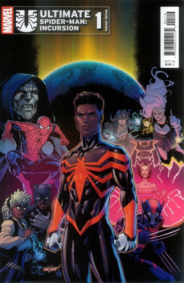 ULTIMATE SPIDER-MAN INCURSION #1: David Marquez RI cover P