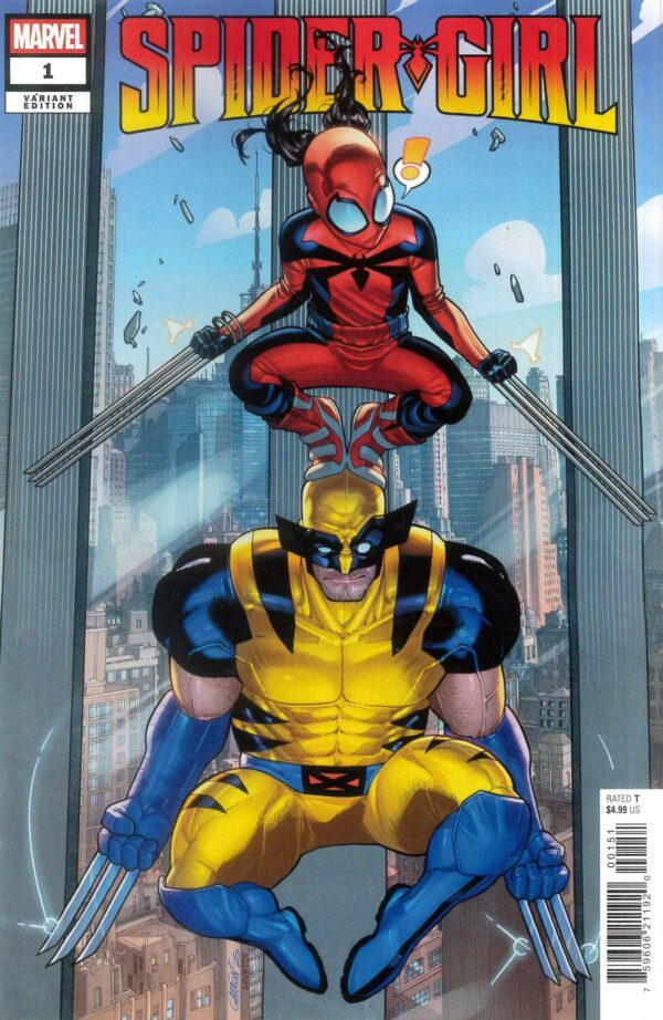 SPIDER-GIRL (2025 SERIES) #1: Javier Garron Funhouse Mirror cover