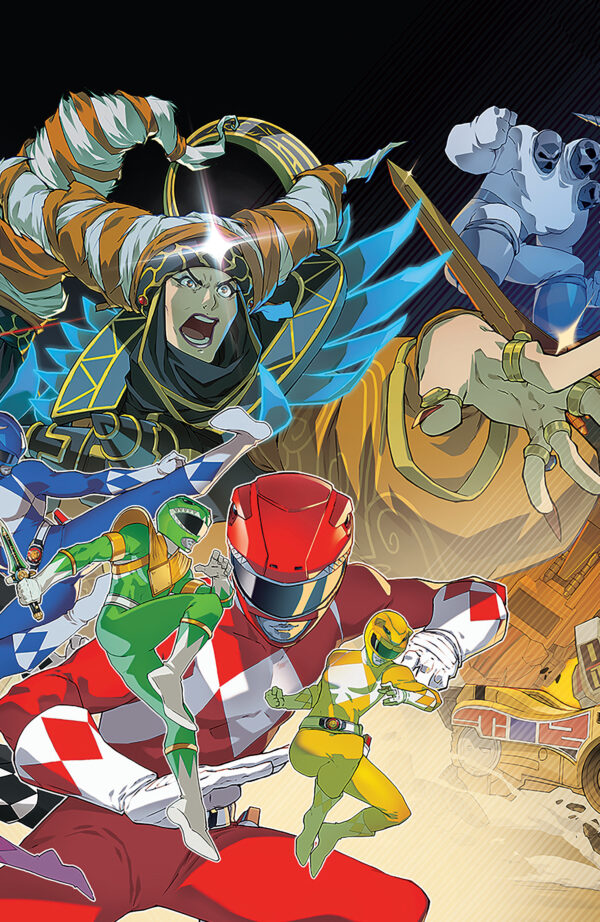 MIGHTY MORPHIN POWER RANGERS (2016 SERIES) #1 Game Art cover C