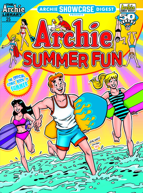 ARCHIE SHOWCASE DIGEST #25 Summer Fun (Bill Galvan, Rosario Tito Pena cover)