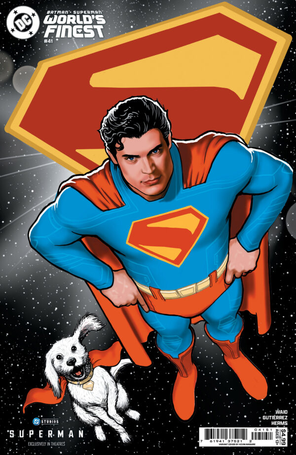 BATMAN/SUPERMAN: WORLD’S FINEST #41: Kevin Maguire Superman Legacy Movie cover E