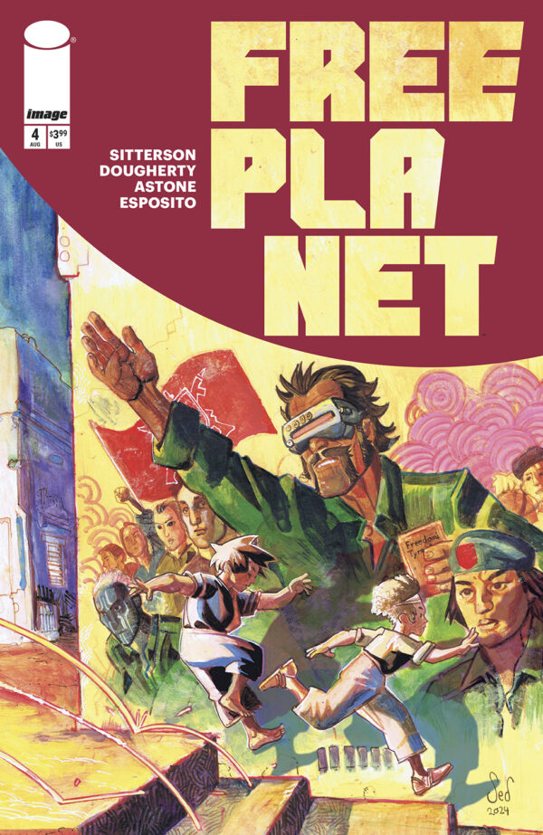 FREE PLANET #4 Jed Dougherty cover A