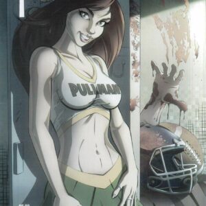 FLESH EATING CHEERLEADERS FROM OUTER SPACE #1: Gregbo 2nd Print cover C