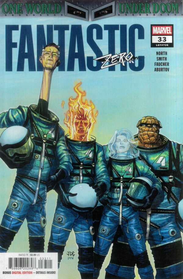 FANTASTIC FOUR (2022 SERIES) #33: Joshua Cassara cover A (One World Under Doom)