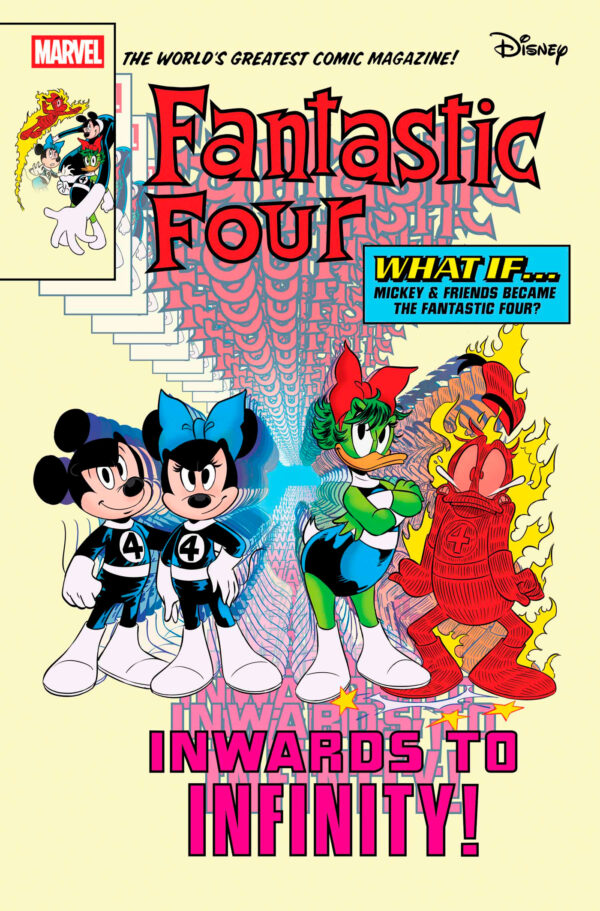 FANTASTIC FOUR (2022 SERIES) #33: Giulia Lomurno Disney What If FF Homage cover C
