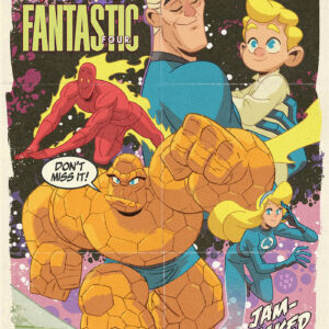 FANTASTIC FOUR (2022 SERIES) #33: Sean (Cheeks) Galloway Saturday Morning cover B
