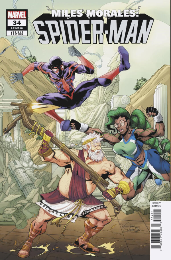 MILES MORALES: SPIDER-MAN (2023 SERIES) #34: Logan Lubera connecting cover B
