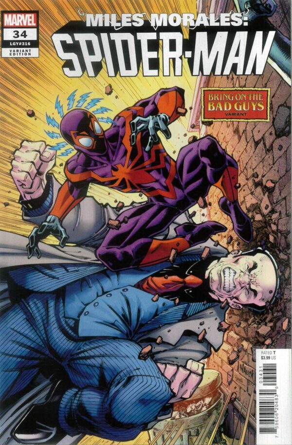 MILES MORALES: SPIDER-MAN (2023 SERIES) #34: Todd Nauck Bring on the Bad Guys cover C
