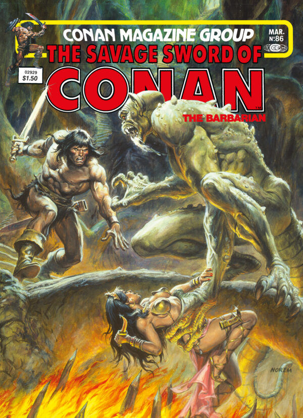 SAVAGE SWORD OF CONAN ORIGINAL COMICS OMNIBUS (HC) #6 #73-87 (Earl Norem cover)