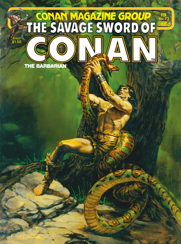 SAVAGE SWORD OF CONAN ORIGINAL COMICS OMNIBUS (HC) #6 Joe Chiodo Direct Market cover