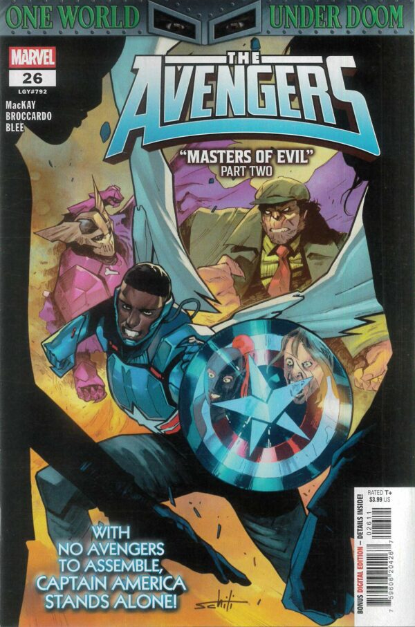 AVENGERS (2023 SERIES) #26: Valerio Schiti cover A (One World Under Doom)