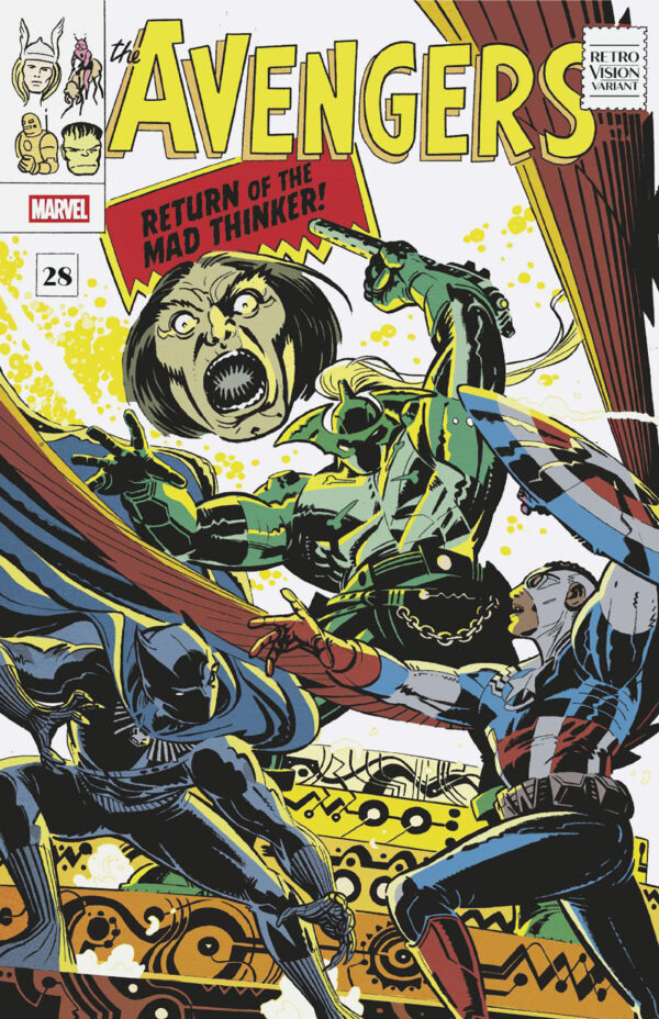AVENGERS (2023 SERIES) #28: Wesley Craig Retro Vision cover C