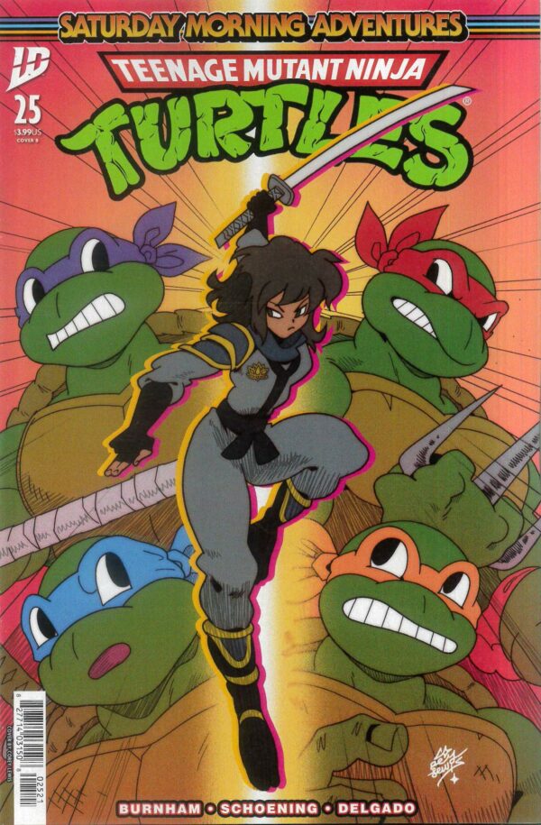 TMNT SATURDAY MORNING ADVENTURES (2023 SERIES) #25: Corey Lewis cover B
