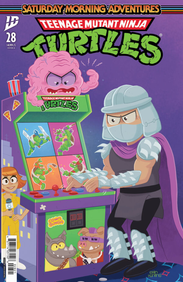 TMNT SATURDAY MORNING ADVENTURES (2023 SERIES) #28 Erin Hunting Shredder cover B