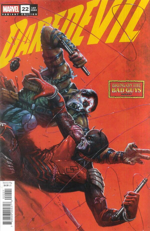 DAREDEVIL (2023 SERIES) #22: Davide Paratore Bring on the Bad Guys cover B