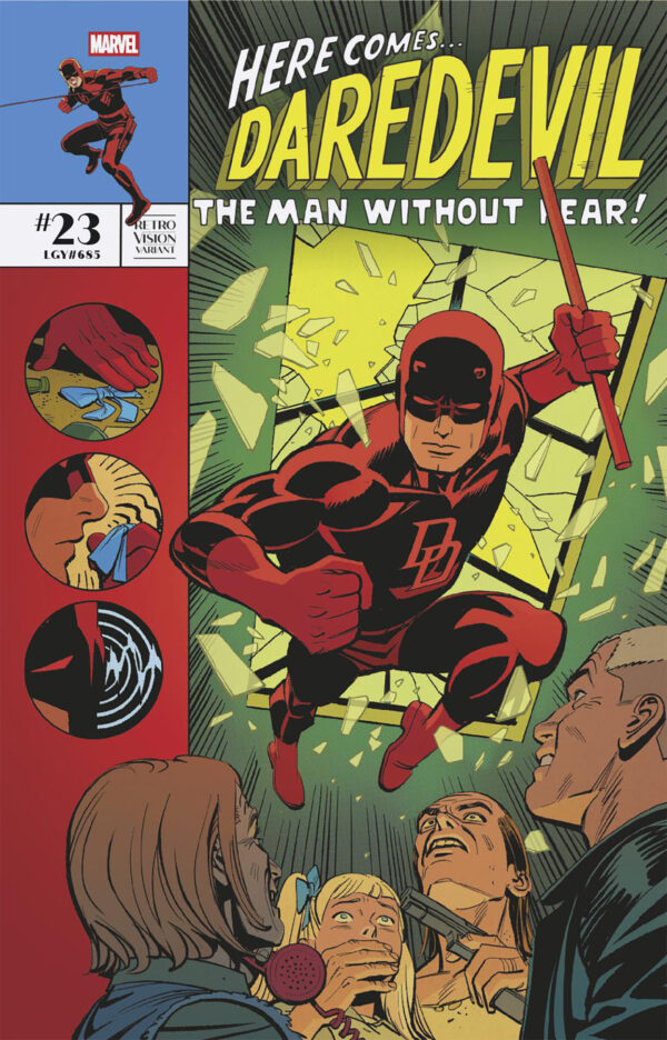 DAREDEVIL (2023 SERIES) #23: Leonardo Romero Retro Vision cover B