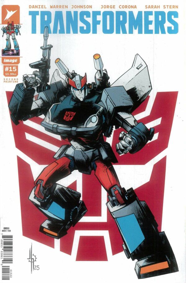 TRANSFORMERS (2023 SERIES) #15: Jason Howard Autobots 2nd Print cover B