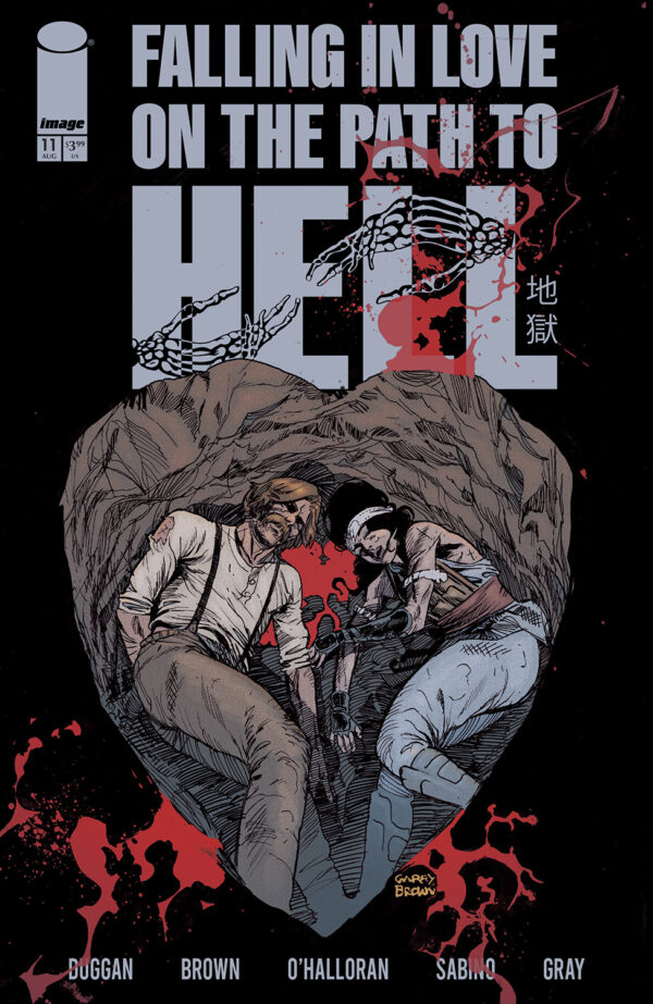 FALLING IN LOVE ON THE PATH TO HELL #11 Garry Brown cover A
