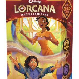 DISNEY LORCANA STARTER DECK #8002: Reign of Jafar: Tiana & Bruno (Amber & Amethyst)