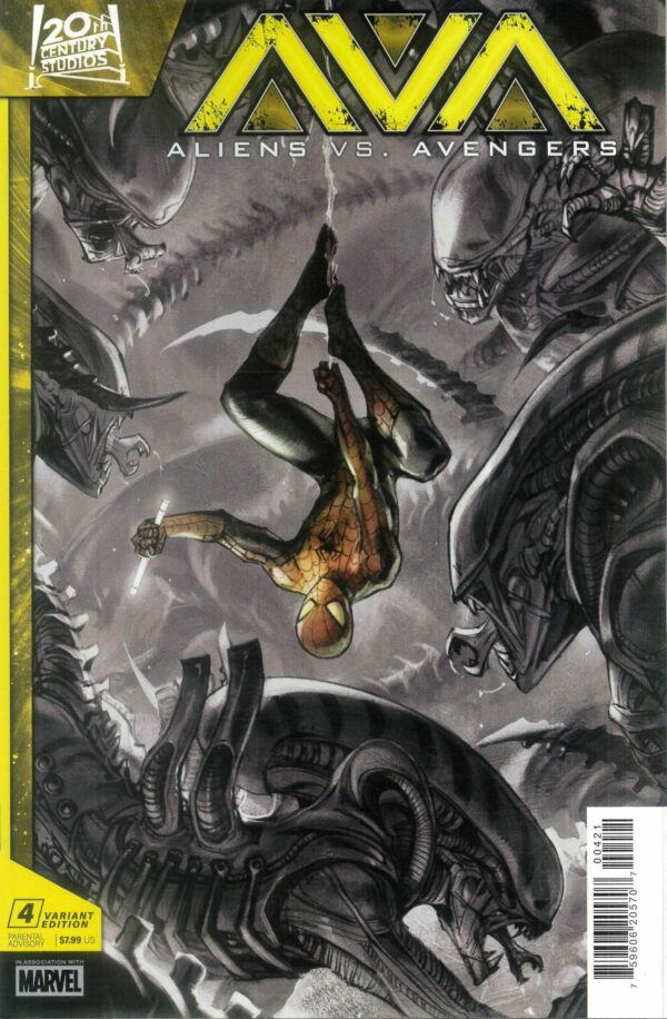 ALIENS VS AVENGERS #4: Jessica Fong cover B