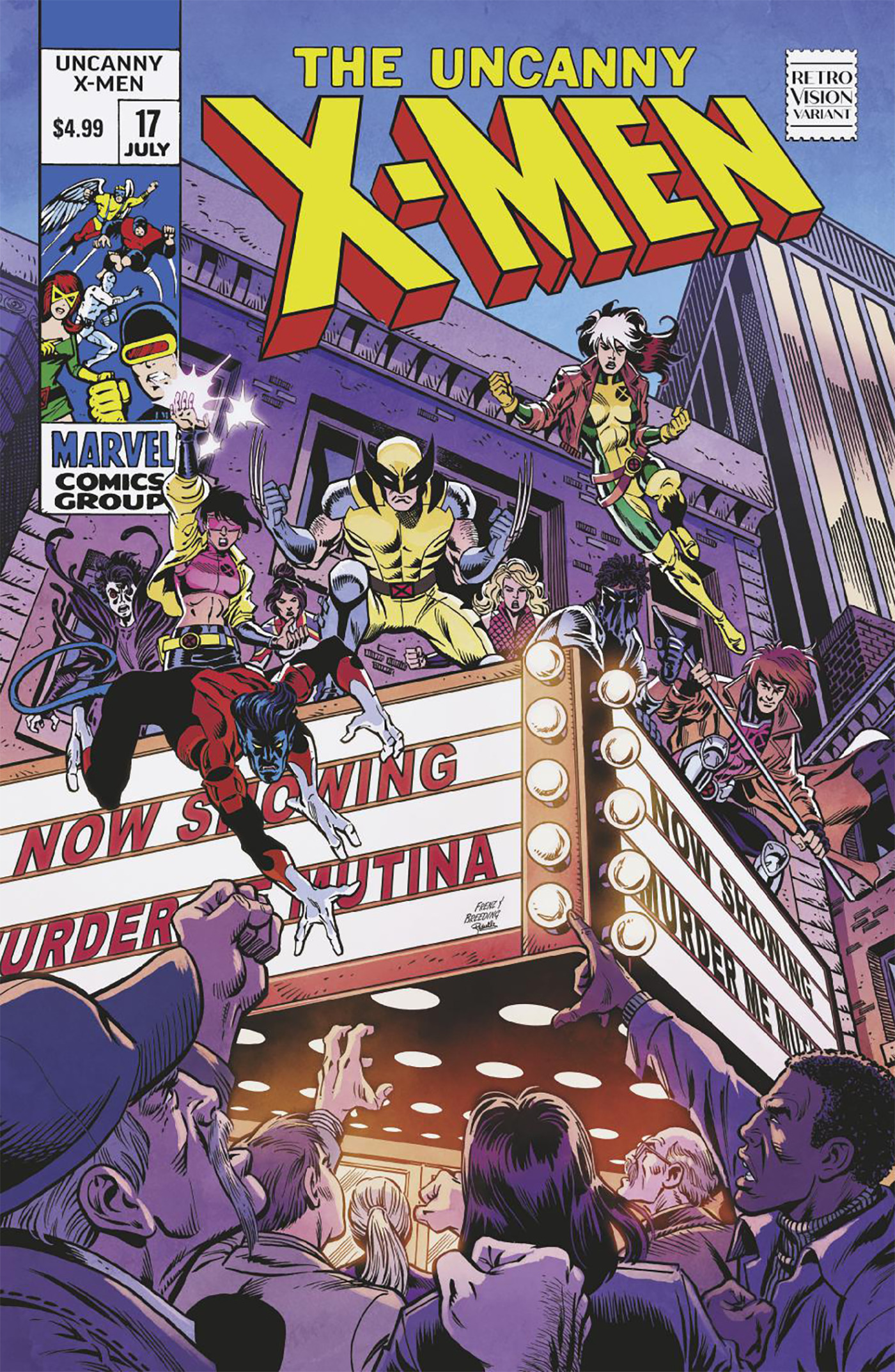 UNCANNY X-MEN (2024 SERIES) #17: Ron Frenz Retro Vision cover B UNCANNY X-MEN (2024 SERIES) #17: Ron Frenz Retro Vision cover B