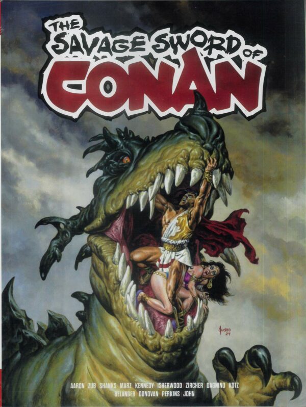 SAVAGE SWORD OF CONAN TP (2024 SERIES) #2: Joe Jusko Direct Market cover (#4-6)