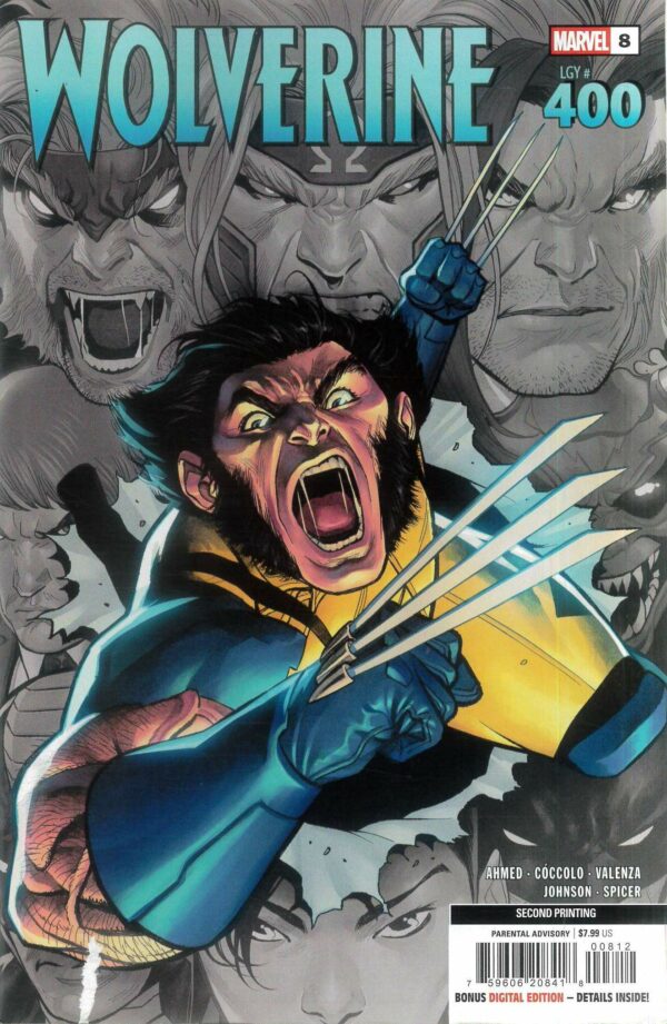 WOLVERINE (2024 SERIES) #8: Martin Coccolo 2nd Print cover A