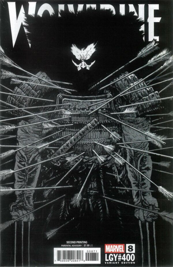 WOLVERINE (2024 SERIES) #8: Daniel Warren Johnson B&W 2nd Print B
