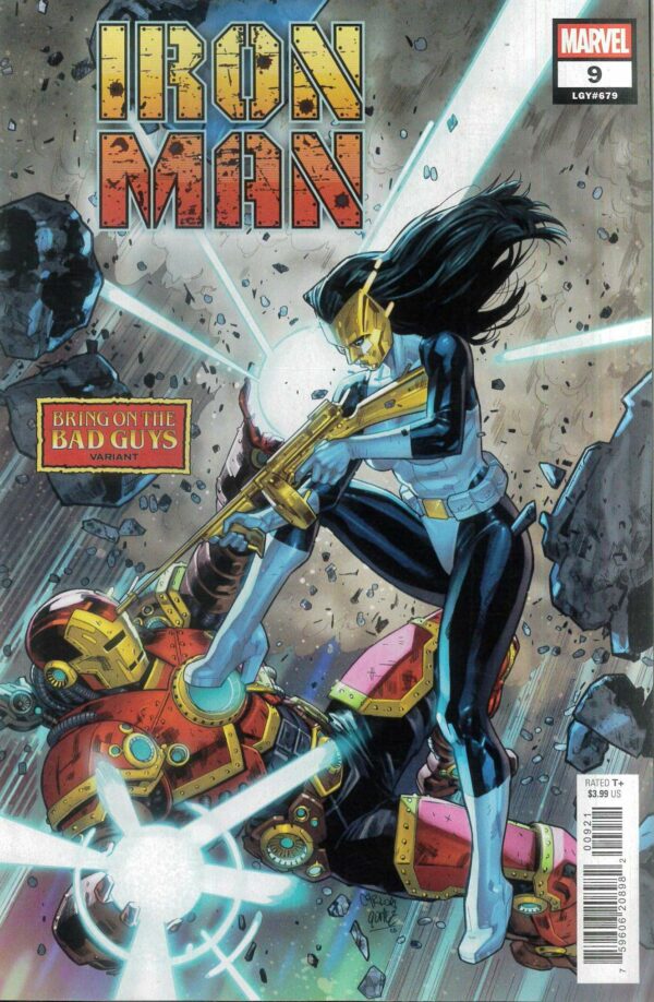 IRON MAN (2024 SERIES) #9: Carlos E. Gomez Bring on the Bad Guys cover B