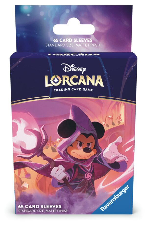 DISNEY LORCANA ACCESSORIES #34: Reign of Jafar: Mickey the Sorcerer Card Sleeves (65)