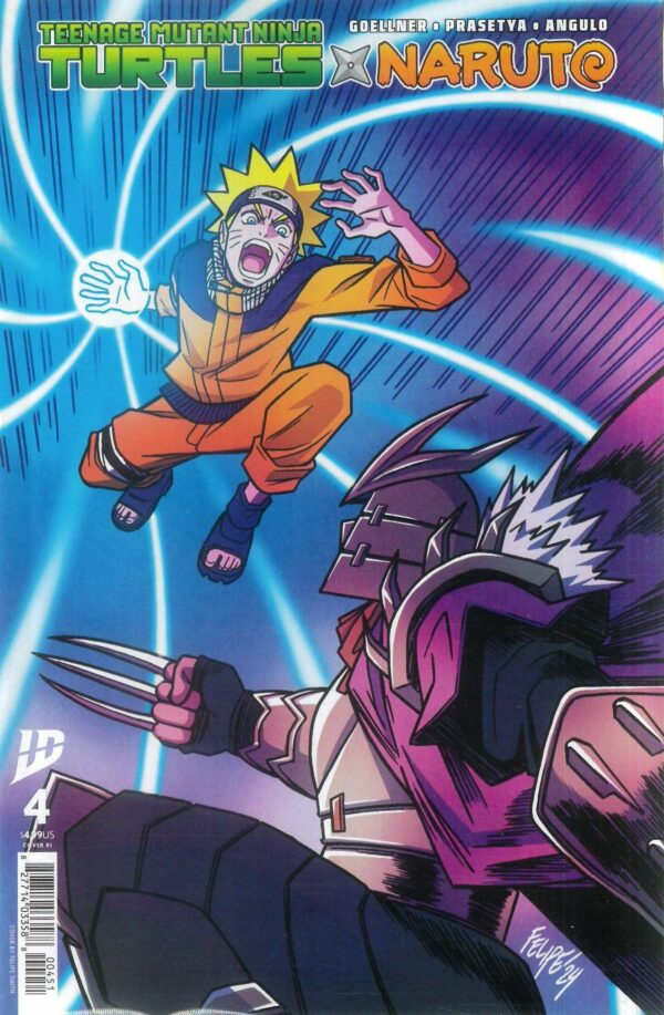 TEENAGE MUTANT NINJA TURTLES X NARUTO #4: Felipe Smith RI cover E