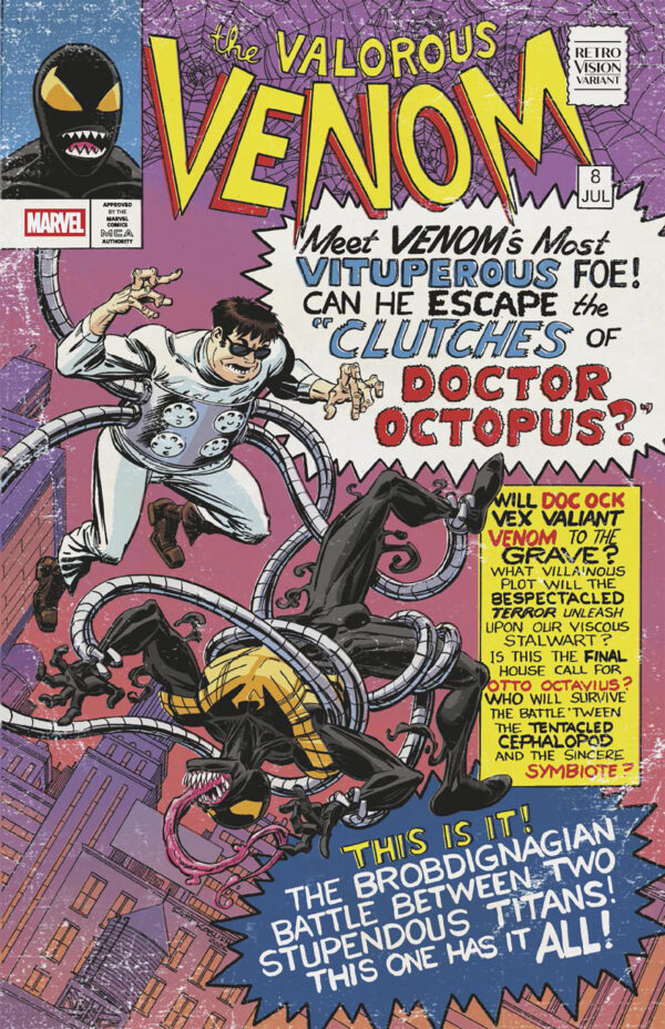 ALL NEW VENOM #8 Scott Koblish Retro Vision cover B