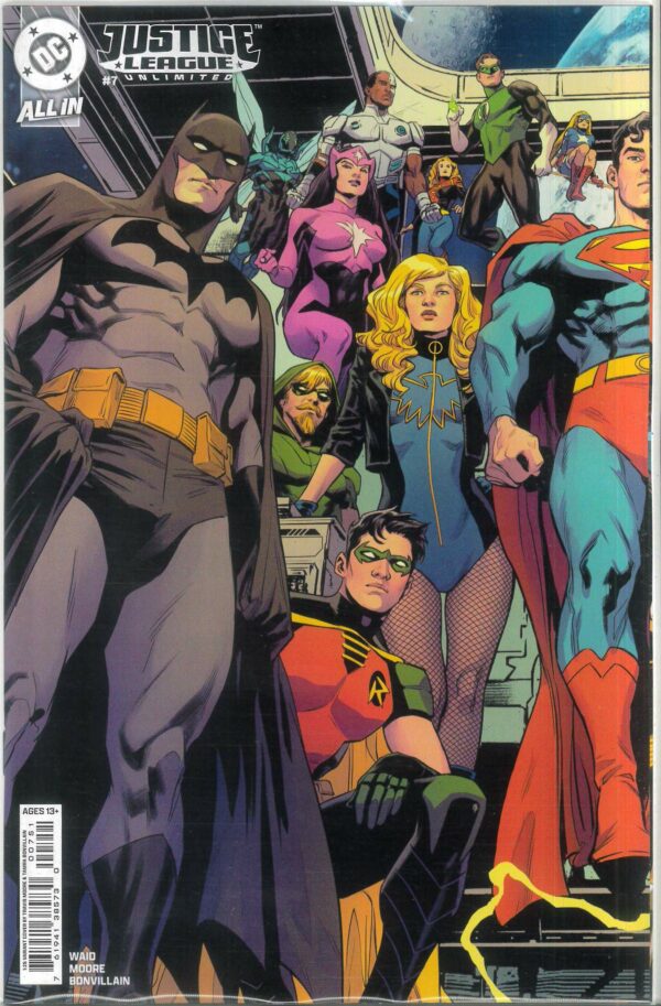 JUSTICE LEAGUE UNLIMITED #7: Travis Moore RI cover E