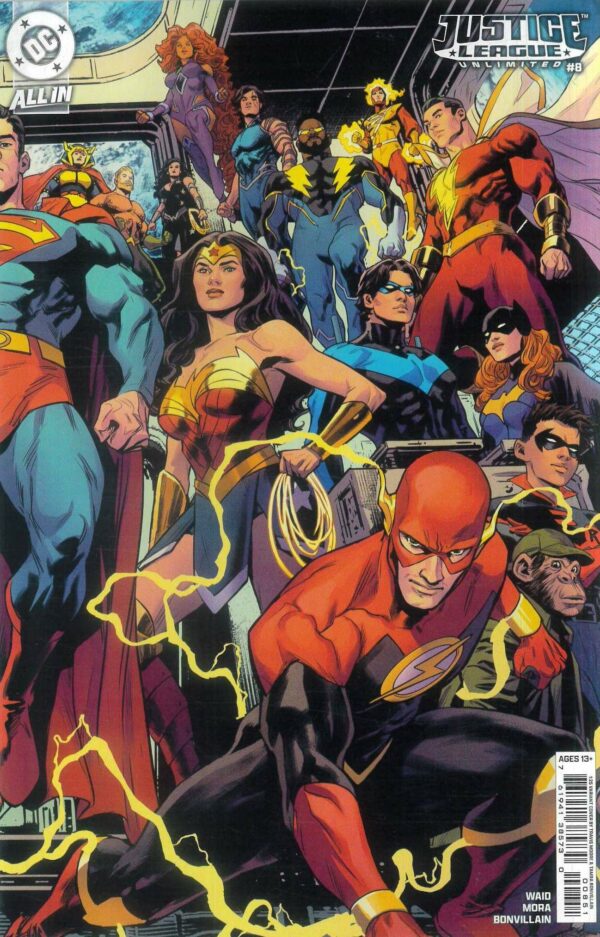 JUSTICE LEAGUE UNLIMITED #8: Travis Moore RI cover E