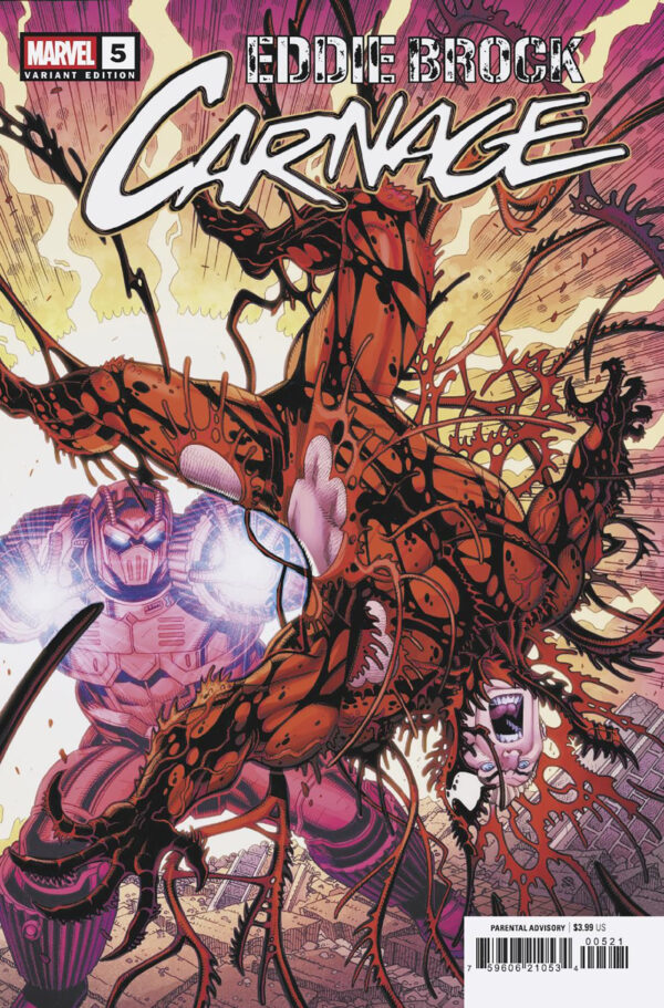 EDDIE BROCK: CARNAGE #5: Nick Bradshaw Bring on the Bad Guys cover B