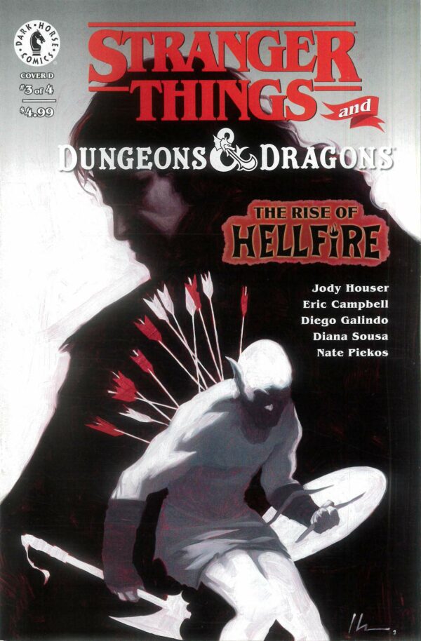 STRANGER THINGS AND D&D: RISE OF HELLFIRE #3: Jeremy Wilson cover D