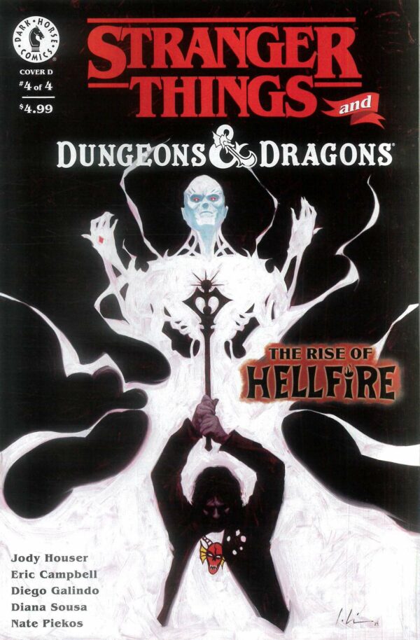STRANGER THINGS AND D&D: RISE OF HELLFIRE #4: Jeremy Wilson cover D