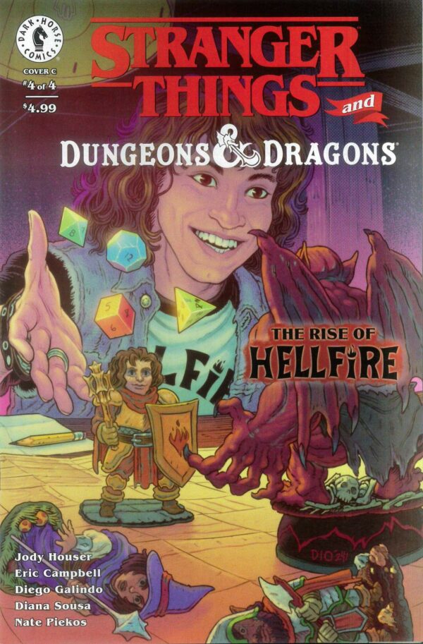 STRANGER THINGS AND D&D: RISE OF HELLFIRE #4: Daniel Irizarri cover C