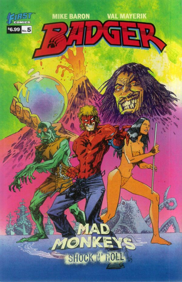 BADGER: MAD MONKEY SHOCK N ROLL #5: John McCrea cover A