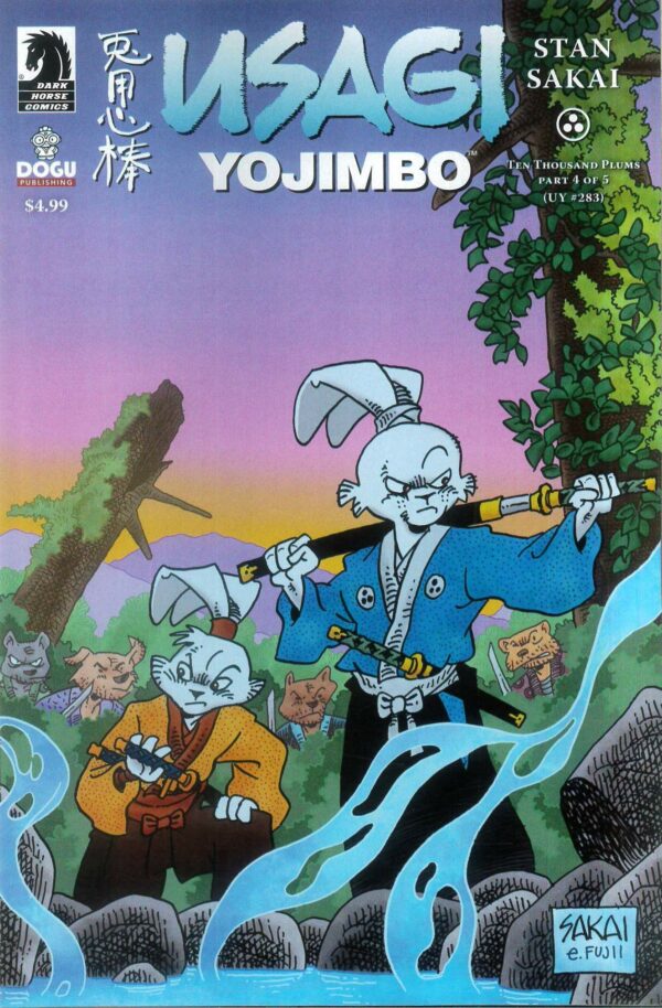 USAGI YOJIMBO: TEN THOUSAND PLUMS #4: Stan Sakai cover A