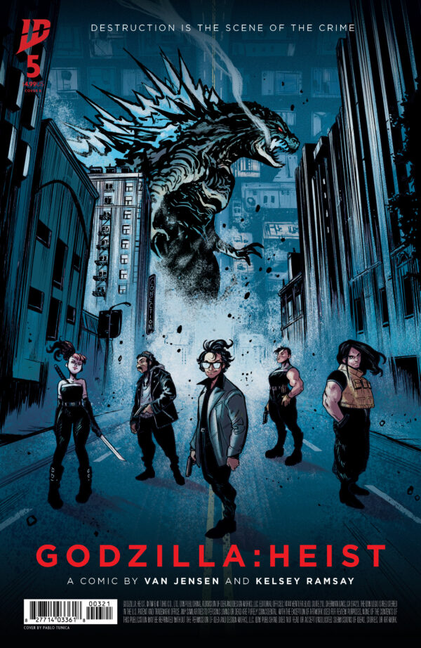 GODZILLA: HEIST #5: Pablo Tunica Movie Poster cover B
