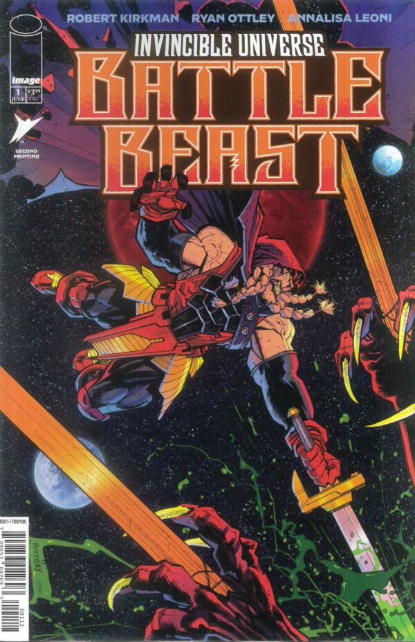 INVINCIBLE UNIVERSE: BATTLE BEAST #1: Ryan Ottley 2nd Print cover A