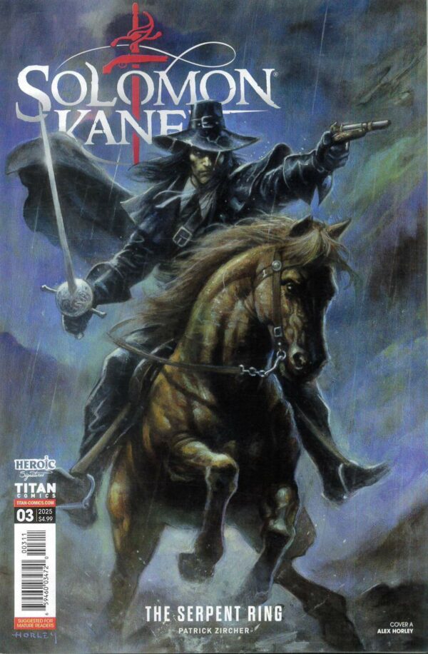 SOLOMON KANE: SERPENT RING #3: Alex Horley cover A