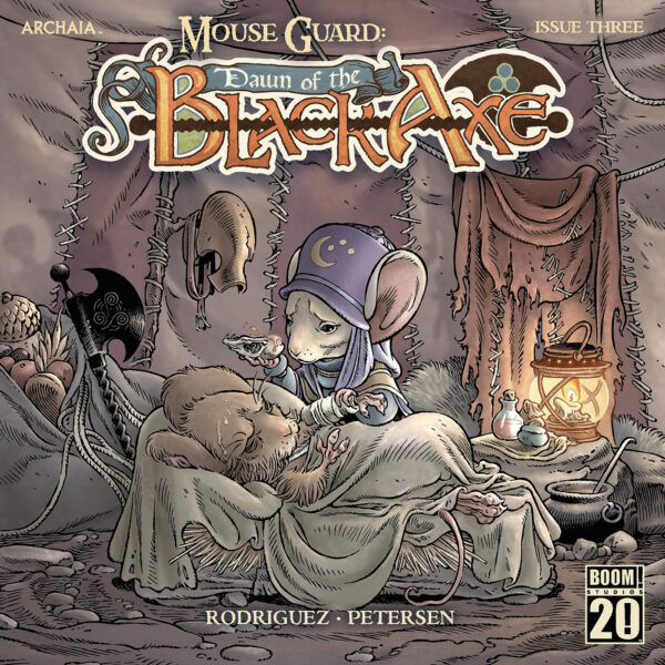 MOUSE GUARD: DAWN OF THE BLACK AXE #3: Gabriel Rodriguez cover A
